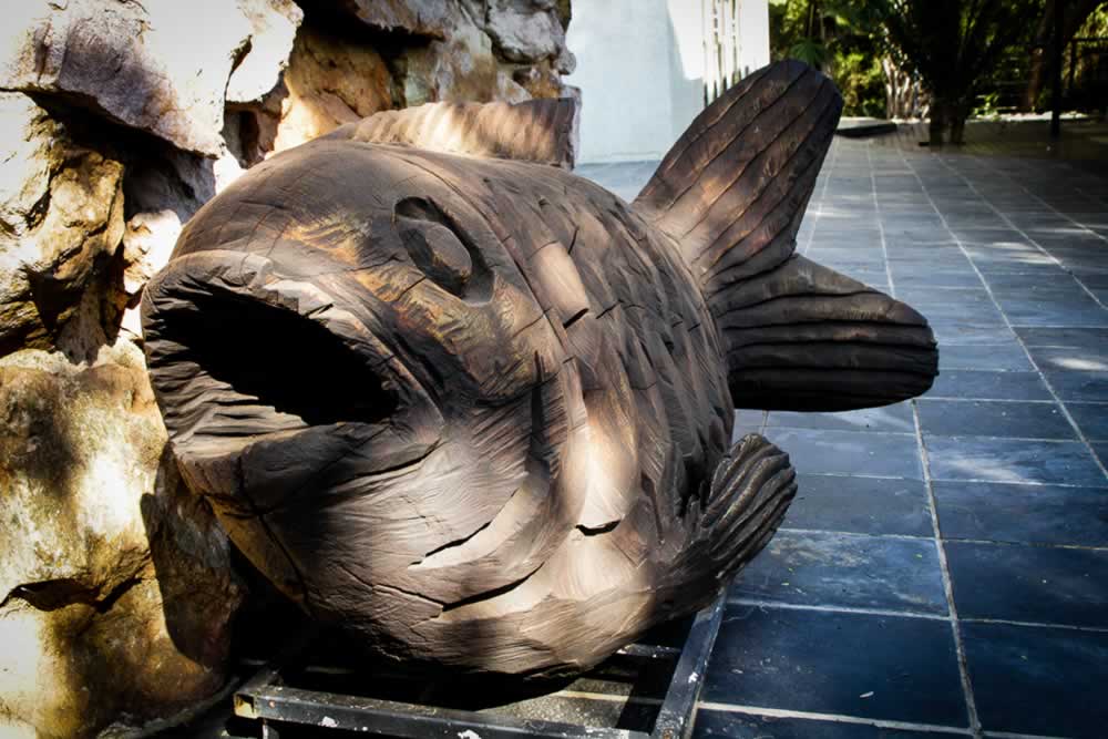 Modjadji House - Fish Sculpture